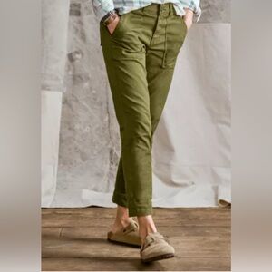 J. Crew Olive Green Cotton Pants